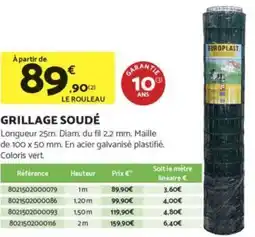 Bricomarché Grillage soudé offre
