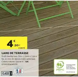 Bricomarché Lame de terrasse offre
