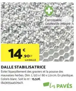 Bricomarché Dalle stabilisatrice offre