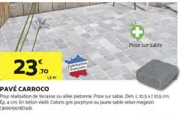 Pavé carroco