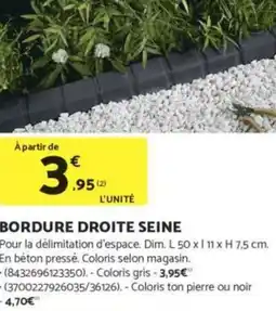 Bricomarché Bordure droite seine offre