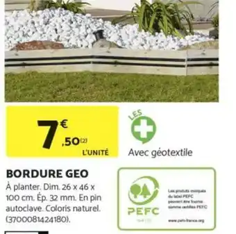Bricomarché Bordure geo offre