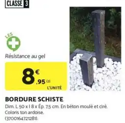 Bordure schiste