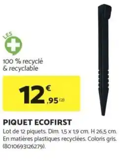 Bricomarché Piquet ecofirst offre