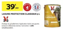 Bricomarché 3V3 Lasure protection classique offre