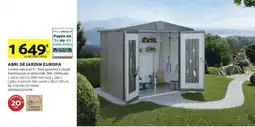 Bricomarché Abri de jardin europa offre