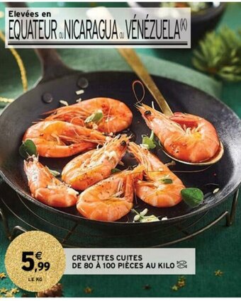 Intermarché Hyper Crevettes Cuites offre