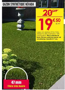 Décor Discount Gazon synthétique Névada offre