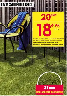Décor Discount Gazon synthétique bruce offre