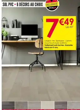 Décor Discount SOL PVC offre