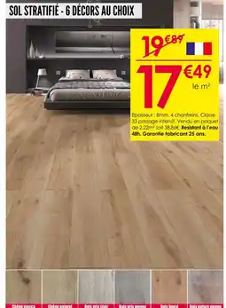 Décor Discount Sol stratifié - 6 décors au choix offre
