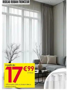 Décor Discount Rideau Ruban Fronceur offre