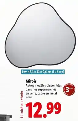 Lidl Miroir offre