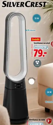 Lidl Ventilateur sur pied offre