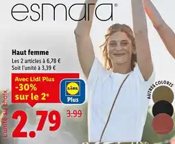 Lidl Haut femme offre