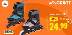 Lidl CRIVIT Rollers enfant offre