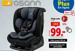Lidl Siège auto offre