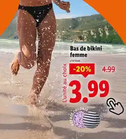 Lidl Bas de bikini femme offre