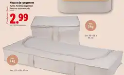Lidl Housse de rangement offre