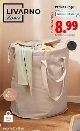 Lidl LIVARNO home Panier à linge offre