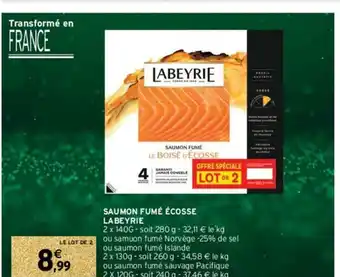 Intermarché Hyper Saumon Fumé Écosse offre