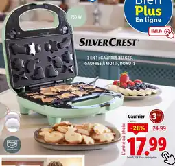 Lidl SILVERCREST Gaufrier offre