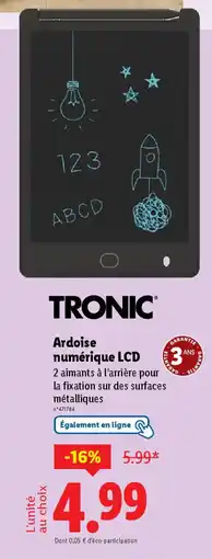 Lidl TRONIC Ardoise numérique LCD offre