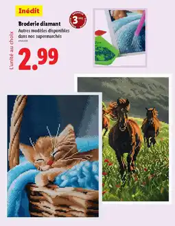 Lidl Broderie diamant offre