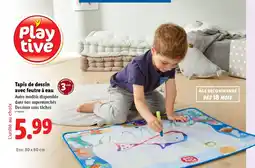 Lidl Tapis de dessin avec feutre à eau offre