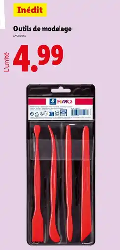 Lidl Outils de modelage offre