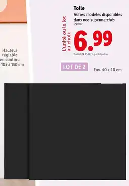 Lidl Toile offre