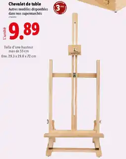Lidl Chevalet de table offre