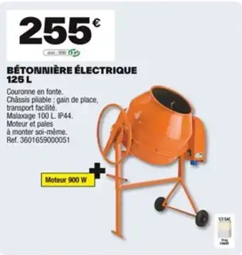 Brico Dépôt Bétonnière électrique offre