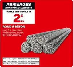 Brico Dépôt Rond à béton offre