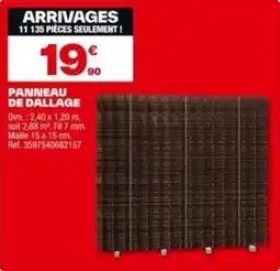 Brico Dépôt Panneau de dallage offre