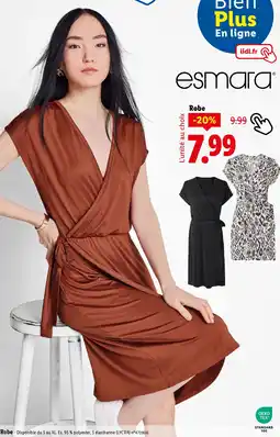 Lidl Esmara Robe offre