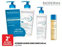 Auchan Atoderm gamme soins corps offre