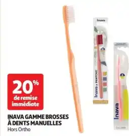 Auchan Inava gamme brosses à dents manuelles offre