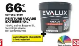 Brico Dépôt EVALUX Peinture façade extrême offre