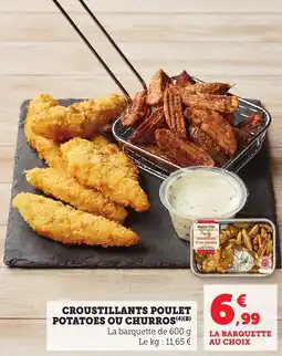 Maximarché Croustillants poulet potatoes ou churros offre