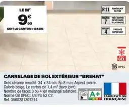 Brico Dépôt Carrelage de sol extérieur “brehat” offre