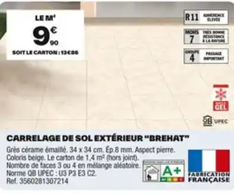 Brico Dépôt Carrelage de sol extérieur “brehat” offre