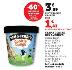 Creme glacee ben&jerry's