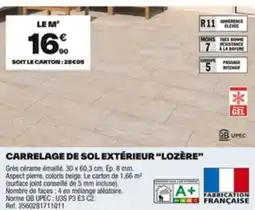 Brico Dépôt Carrelage de sol extérieur “lozère” offre