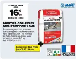 Brico Dépôt MAPEI Mortier-colle flex multi-supports c2e offre