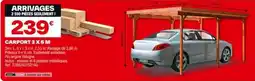 Brico Dépôt Carport 3 x 5m offre