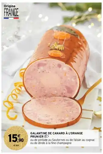 Galantine de Canard à l'Orange