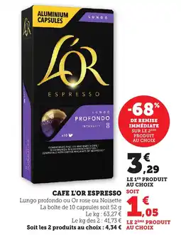 Maximarché Cafe l'or espresso offre