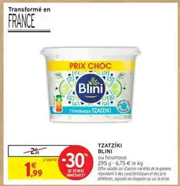 Intermarché Hyper Tzatziki Blini offre