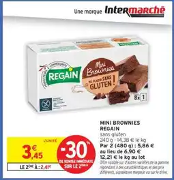 Intermarché Hyper Mini Brownies Regain offre